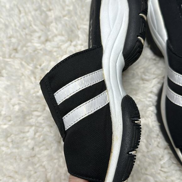 Y2K Vintage Mudd Platform Sandals Slip On Streetwear Comfy Slide On Black White - Picture 6 of 10